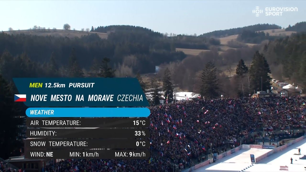 Biathlon World Cup 24-25, Race 43, Pursuit Men, Nove Mesto, Czhechia