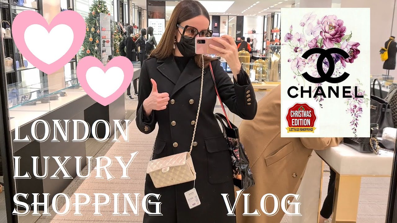 LONDON LUXURY SHOPPING VLOG 2020 - Come Shopping With Me at Harrods, Dior, Chanel & Louis Vuitton