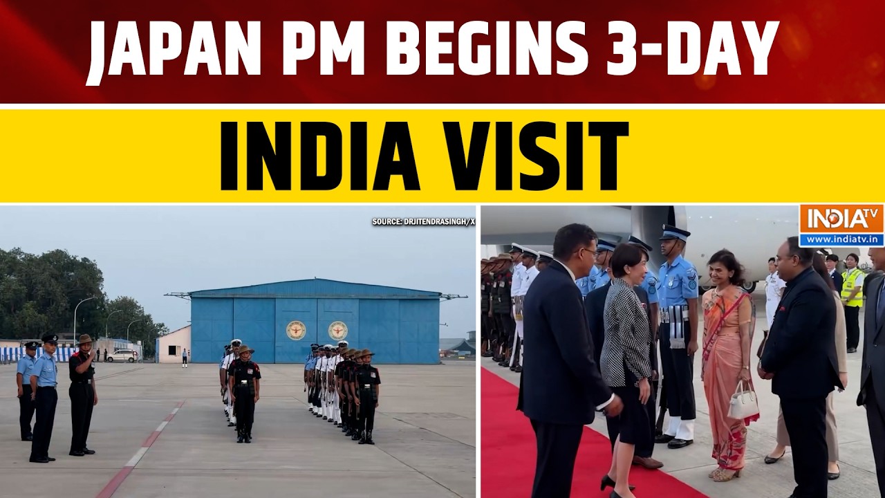 India-Japan Relations Get a Major Boost as PM Sanae Takaichi Arrives in India