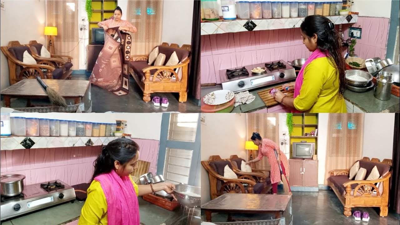 🕉️शिवरात्रि Vlog 🌄सुबह 7: से 11: तक Routine लेट उठने पर सारे काम समय पर!