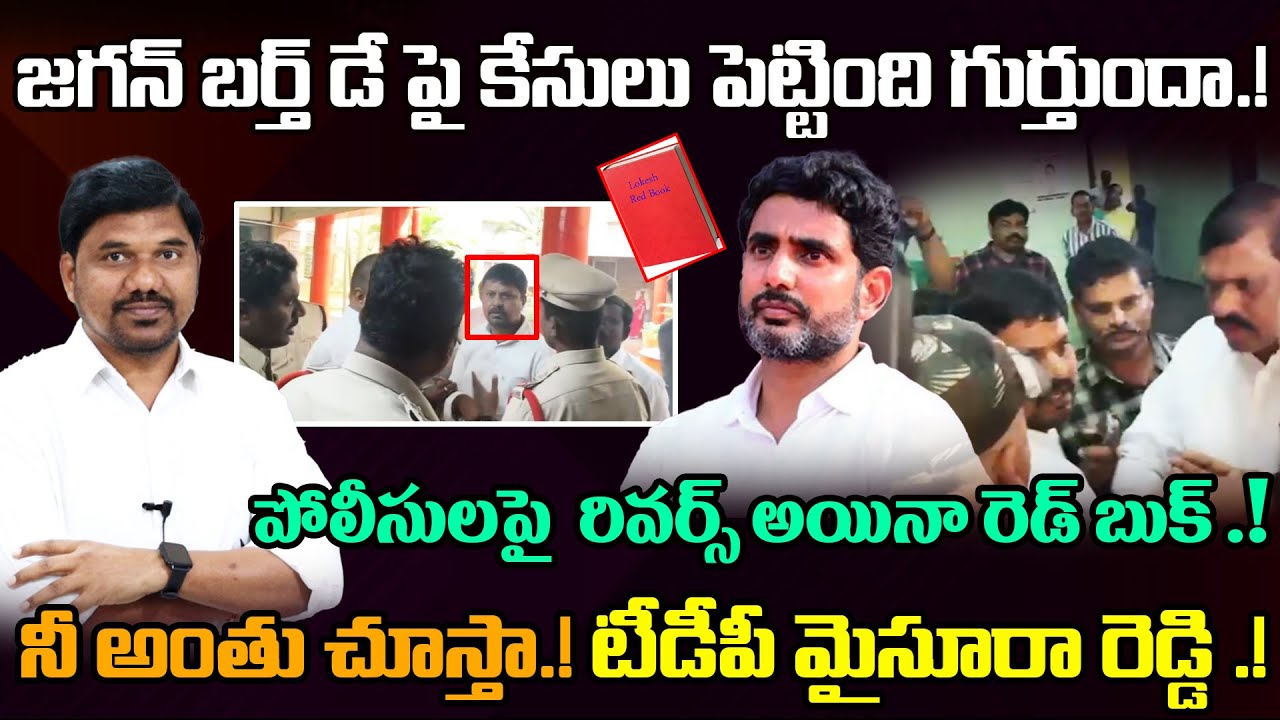 జగన్ Birthday Case-లు గుర్తున్నాయా.? 🔥 Red Book Reverse Effect on AP Police || Journalist Ravinder