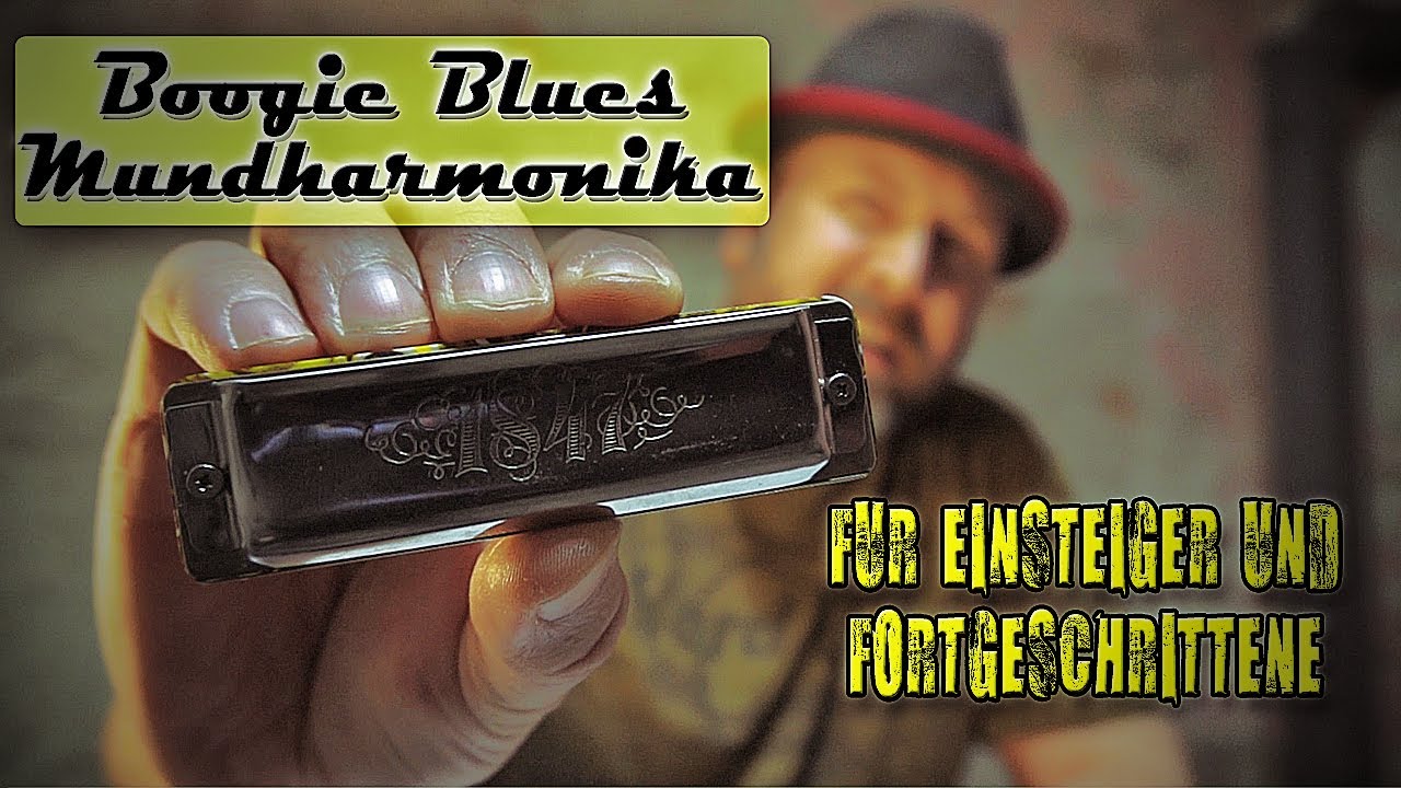 Blues Harp (Mundharmonika) lernen #11 Boogie Woogie Blues auf der Mundharmonika