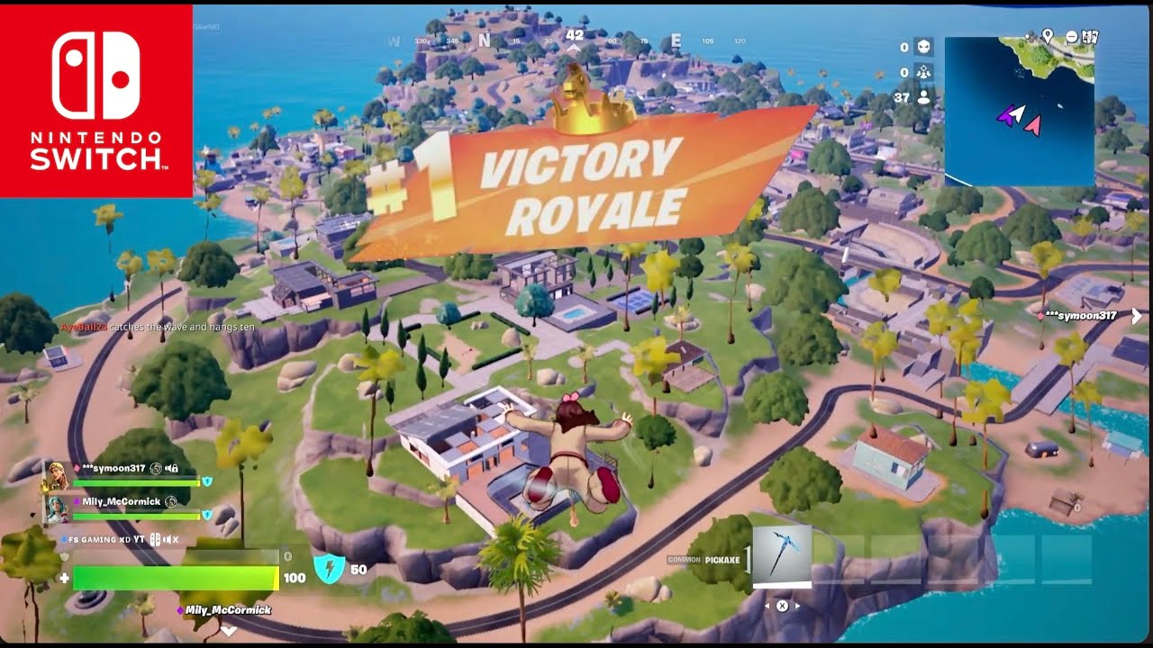 Nintendo Switch - 👑 Crown Win in Fortnite Reload Random Squads