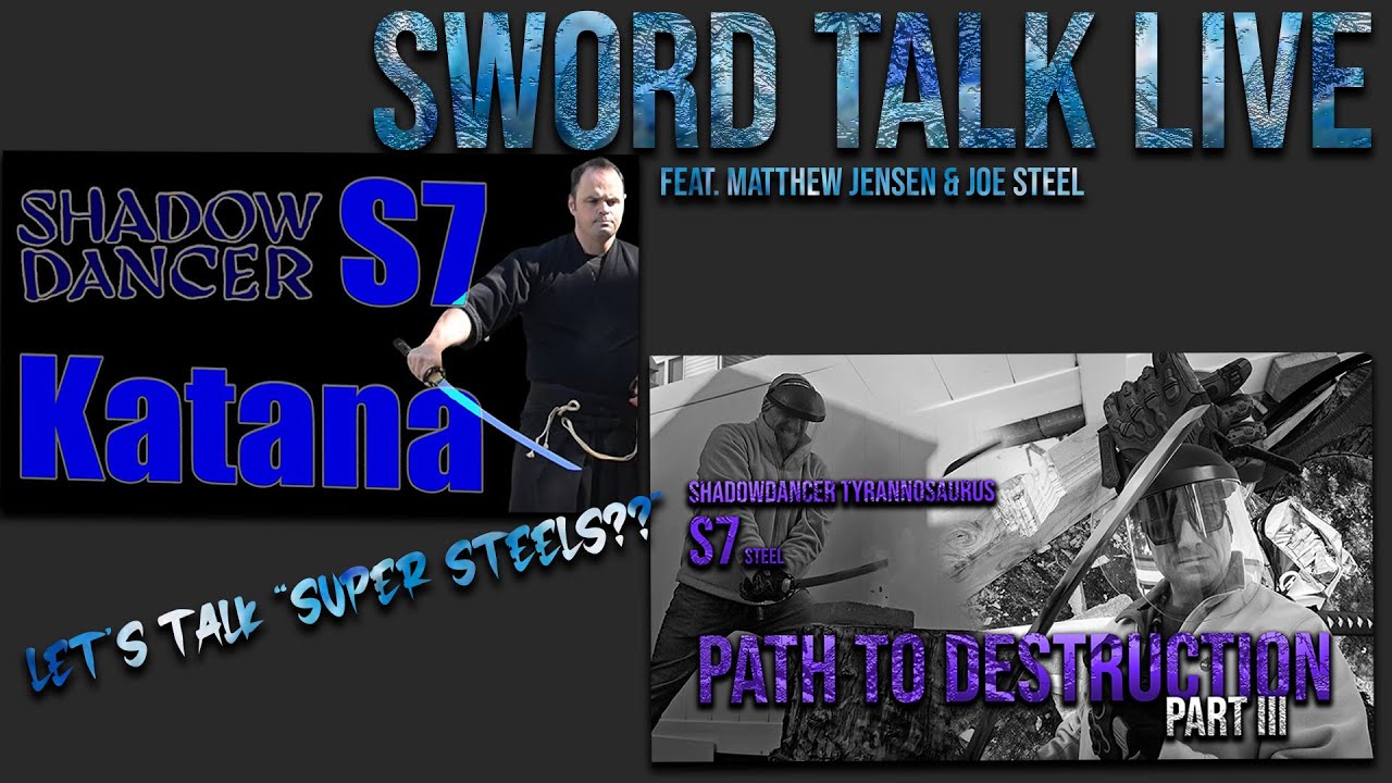 SWORD TALK LIVE FEAT. MATTHEW JENSEN & JOE STEEL  "BREAKING SWORDS & TALKIN'  STEELS" 📱