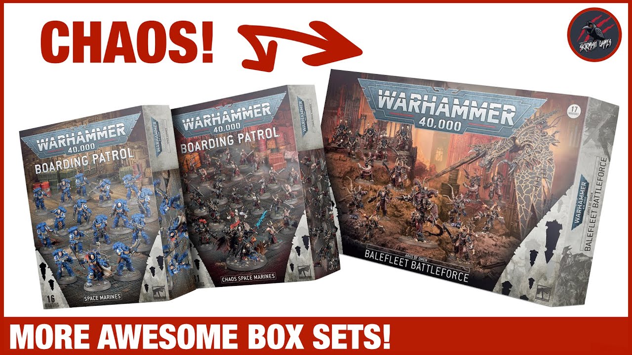 MORE NEW WARHAMMER 40K BOX SETS! Let's Take A Look At All The Contents - Chaos Space Marines
