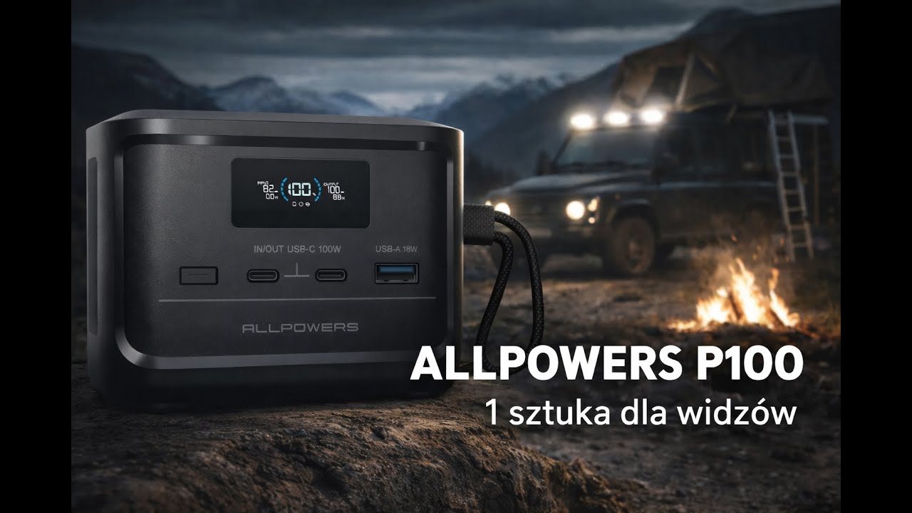 Allpowers R100 Mocny Powerbank z LiFePo4 ! Nowość