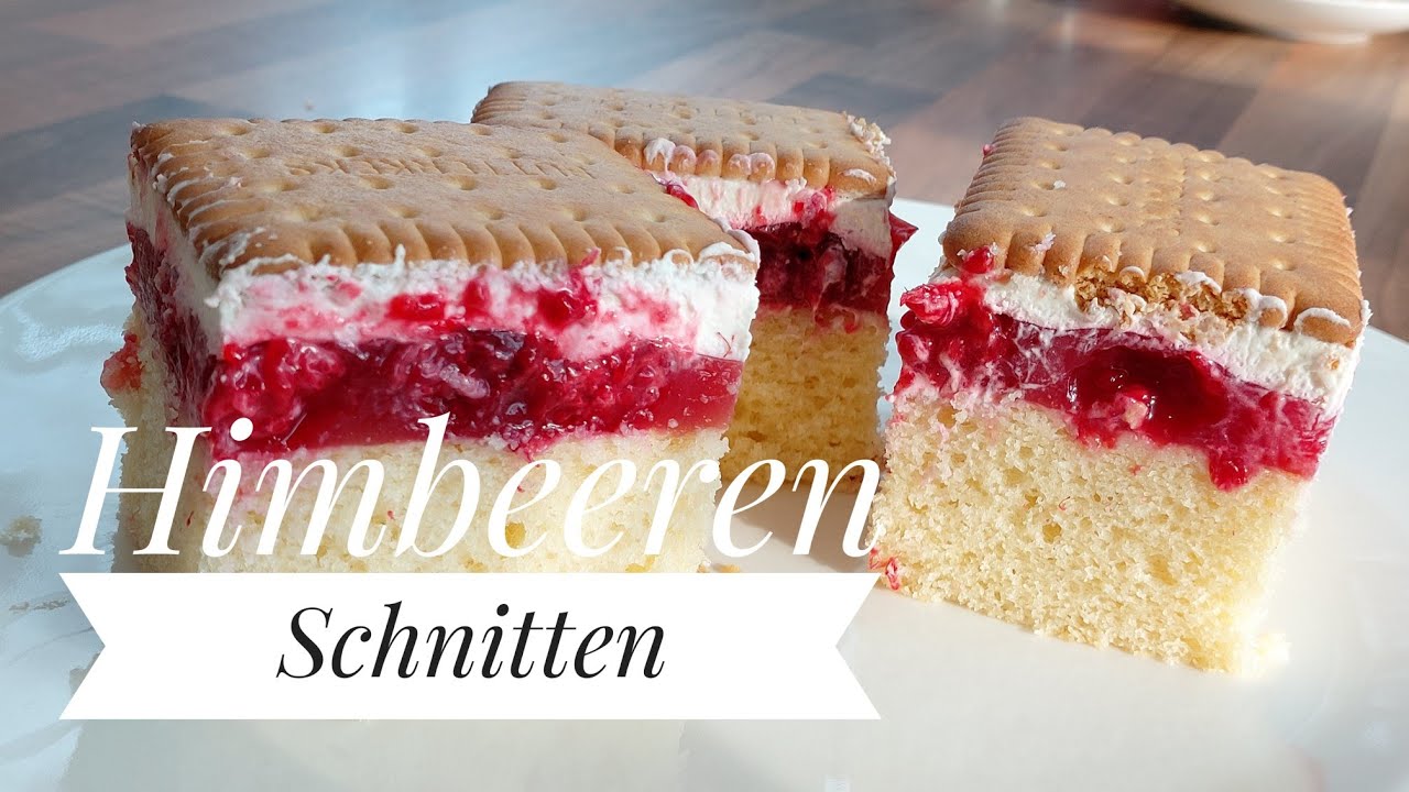 Himbeerschnitte, Liebkingskuchen von meiner Tochter