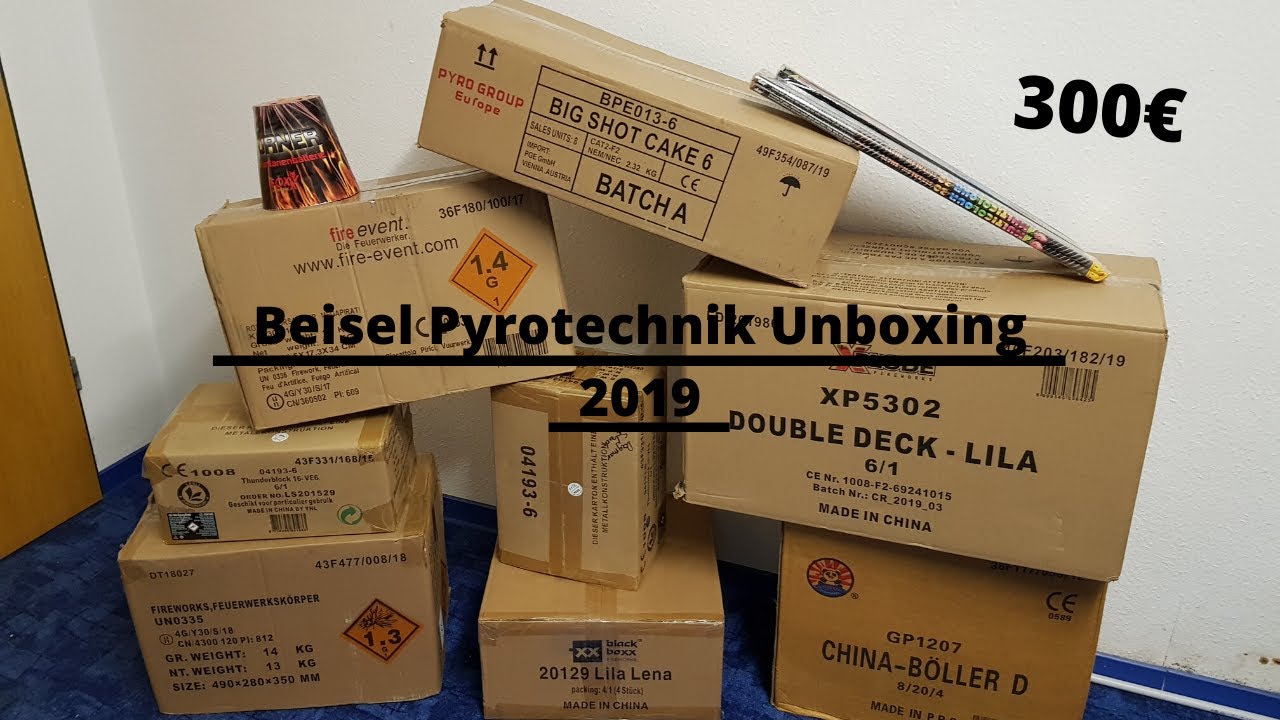 Beisel Pyrotechnik Unboxing 2019 / Pyro Junkie