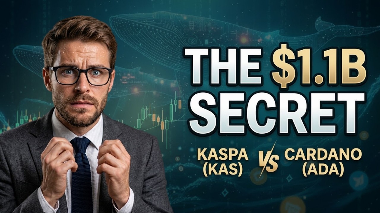 THE $1.1 BILLION SECRET: Why Institutions Are Quietly Choosing Kaspa or Cardano ADa for 2026