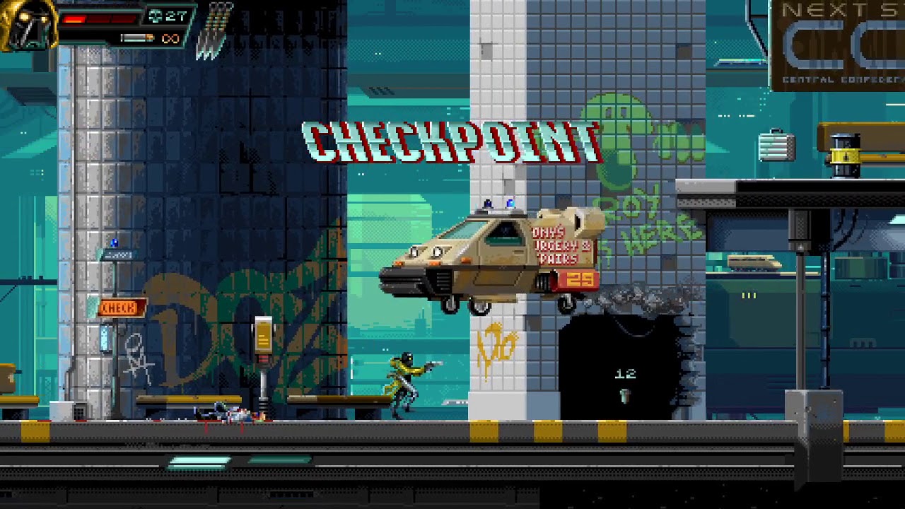 Huntdown - Area 2-1 TNT Randy - Badass Difficulty, All Objectives , No Miss