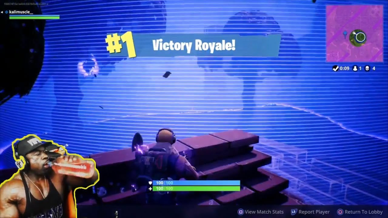 10TH SOLO WIN: FORTNITE BATTLE ROYALE| Kali Muscle