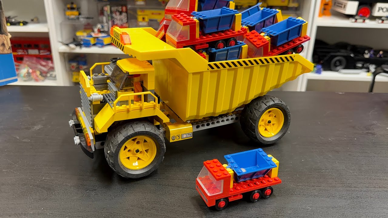 How many LEGO Tipper Trucks fit in a Tipper Truck? SET 7344 Dump Truck from 2005