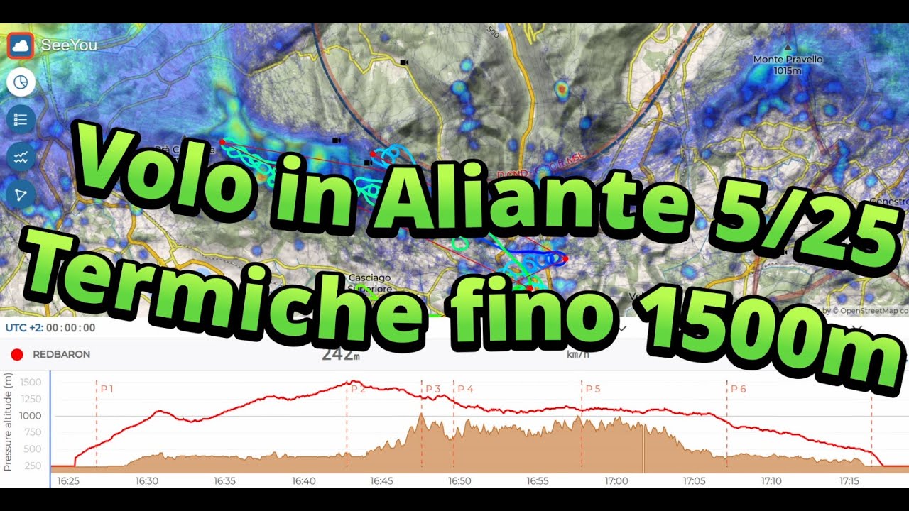 Volo in Aliante, salite con Termiche