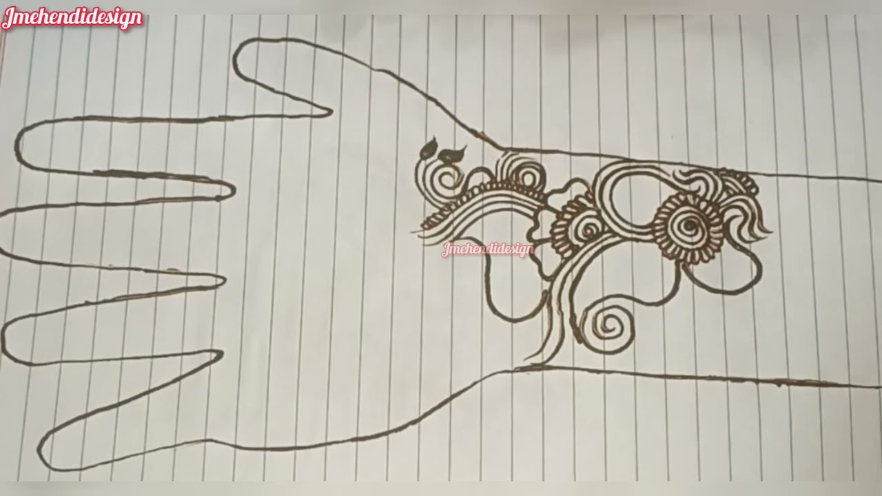 Step By Step Arabic Mehendi Design ||Arabic Mehendi Ka Design