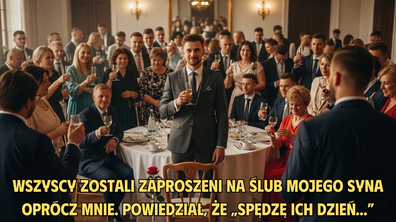 Wszyscy zostali zaproszeni na ślub mojego syna – oprócz mnie. Powiedział, że „spędzę ich dzień…”