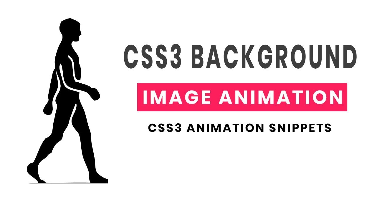 CSS3 background Image Animation Tutorial | CSS moving image animation