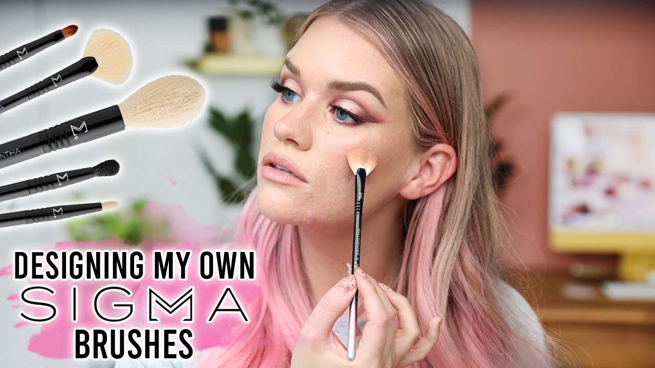 i created my own sigma brush set and for that i am now a real beauty youtuber