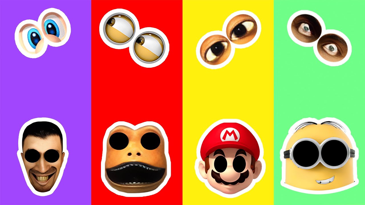 Wrong eyes👀 Vlad and Mario and Orange Frog and Alien and Minion - DAME TU COSITA Puzzle Wrong Head