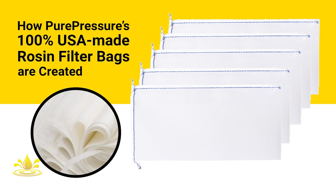 How PurePressure's 100% USA-made Rosin Filter Bags are Created