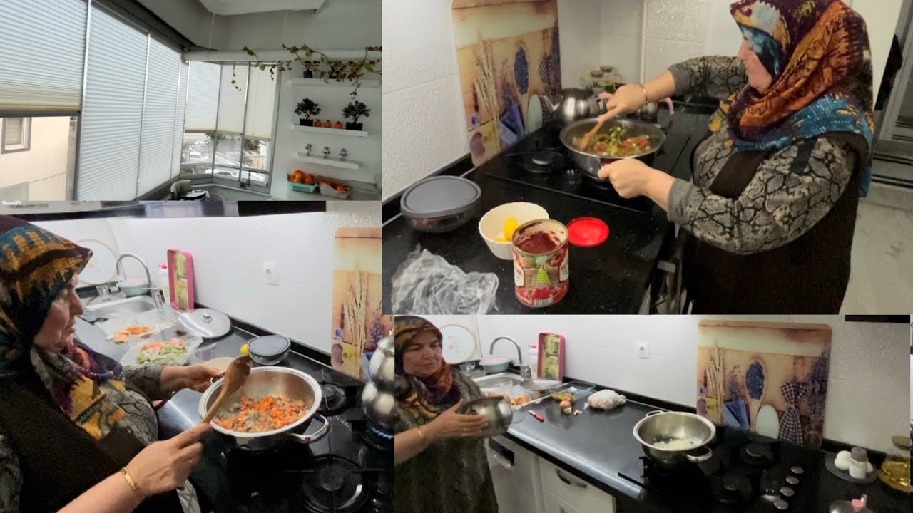 İlk Kar Yağışı Gerçekleşti✅Akşama Yemek Telaşemiz Annemle😍