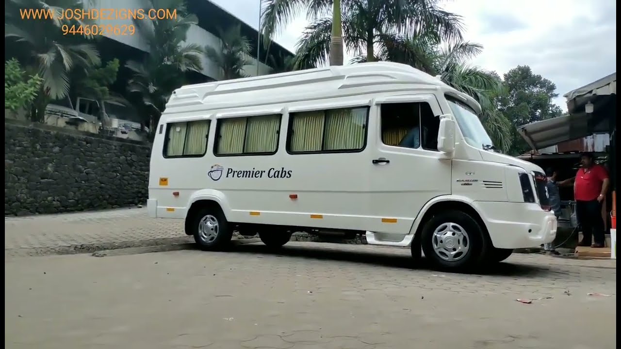 FORCE TRAVELLER  17 SEATER, INSIDE GLASS WORK,  NEW LAUNCH 2020 MODEL TEMPO TRAVELLER