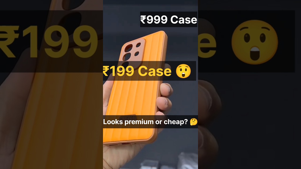 ₹199 Phone Case vs ₹999 😱 Premium Look or Cheap? Honest Review