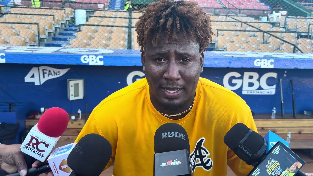 Geraldo Perdomo habla de su situaci&oacute;n con las &Aacute;guilas Cibae&ntilde;as y el Cl&aacute;sico Mundial de B&eacute;isbol