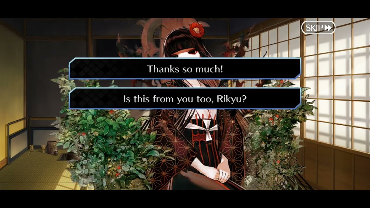 Fate / Grand Order: Valentine 2026 - Getting Matcha latte leftovers from Sen-no-Rikyu and Komahime