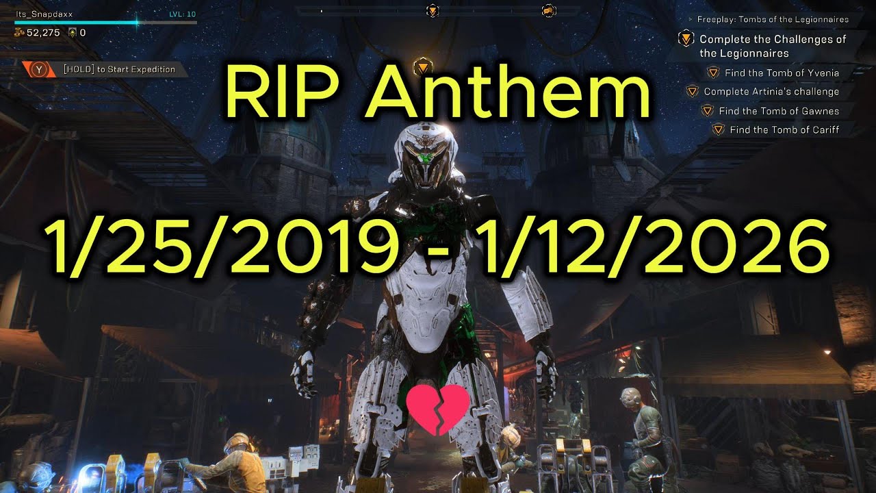 Anthem's Final Day. 💔