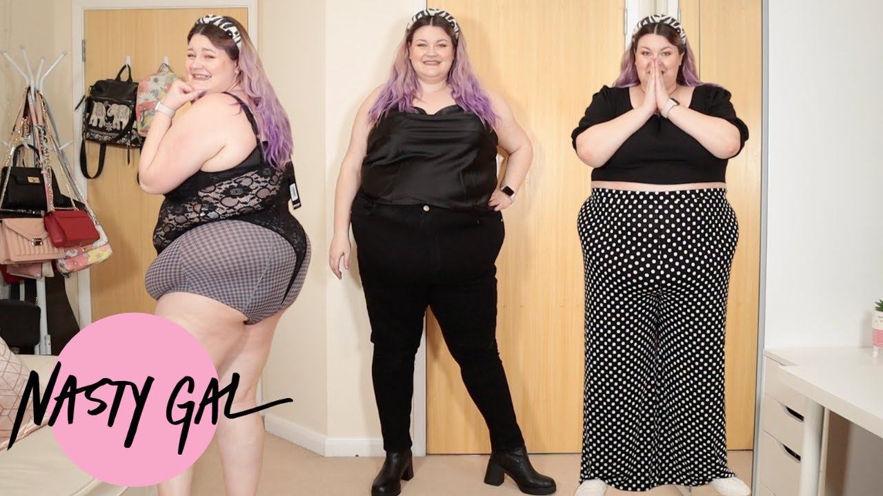 ANOTHER HUGE PLUS SIZE HAUL |  TRYING NASTY GAL FOR THE FIRST TIME.. I AM SHOCKED!! *UK SIZE 28*