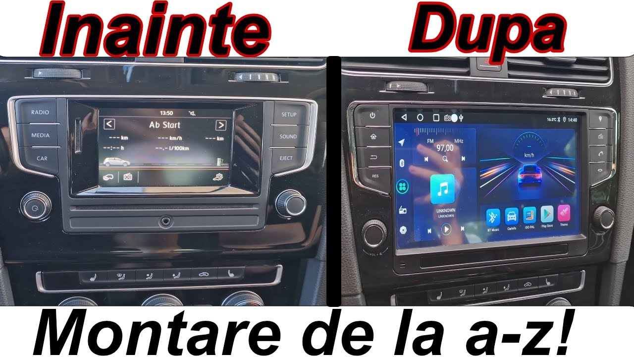 Cea Mai Simpla modificare pe care o poti face la o Masina SH - Navigatie Cu Android Golf 7!