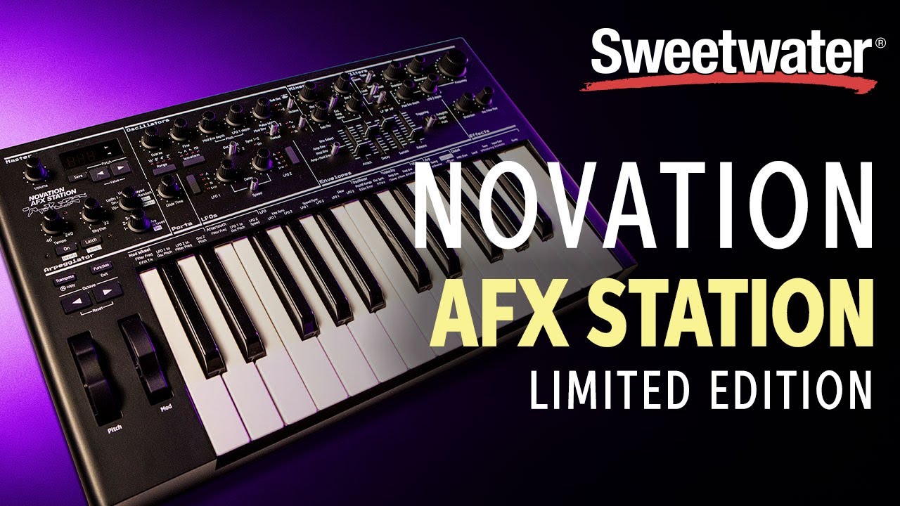 Novation AFX Station Limited Edition Synth — Daniel Fisher