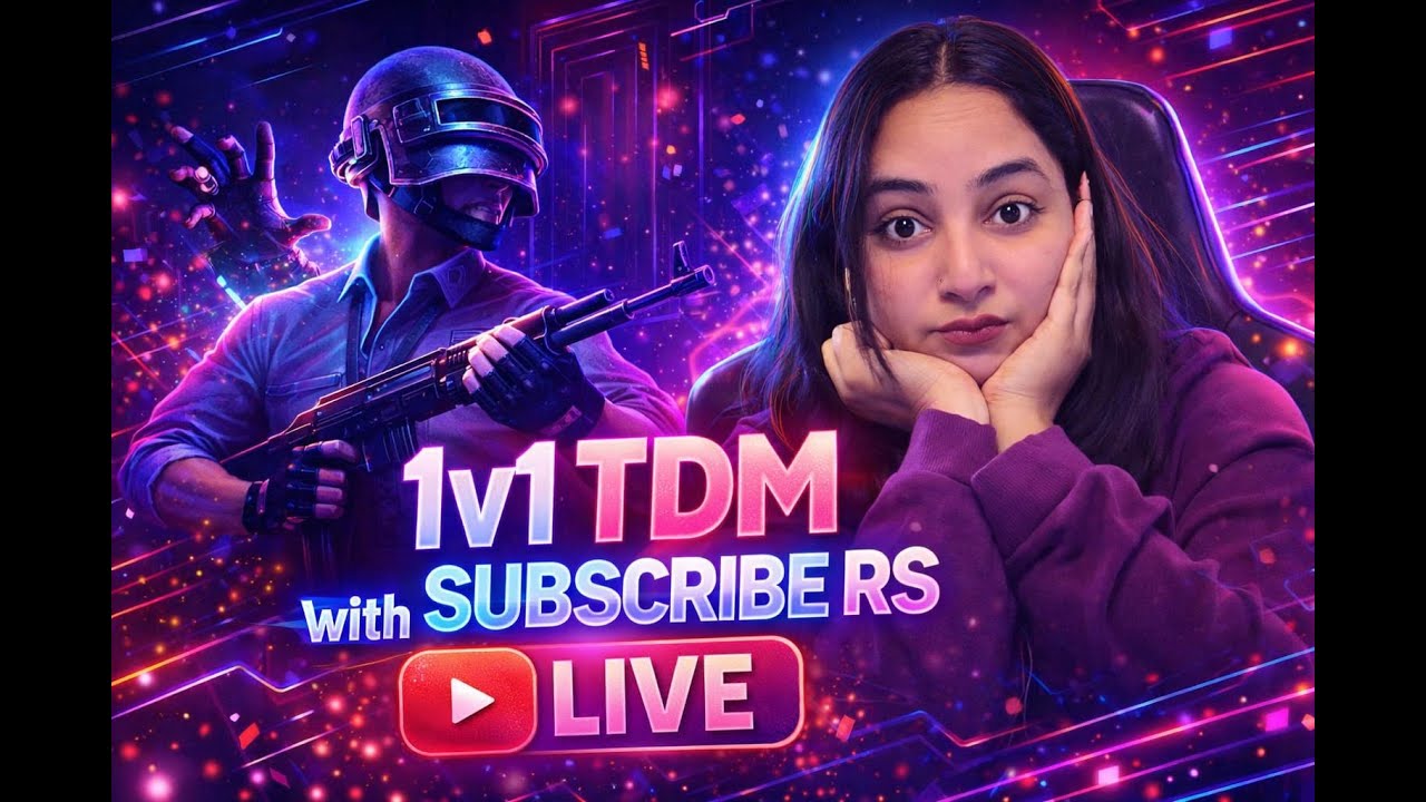 COME 1V1 BGMI LIVE GAMEPLAY WITH RANDOMS.... | Ahana Gaming LIVE! (Portrait)