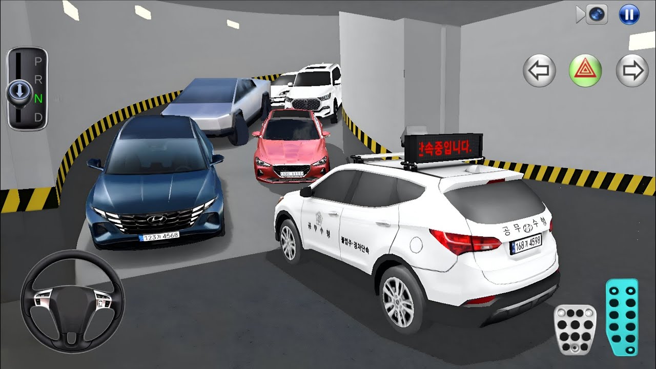 New Hyundai Santa Fe SUV Car in Parking Garage! 3D Driving Class 2026 Car Simulator Game AndroidGame