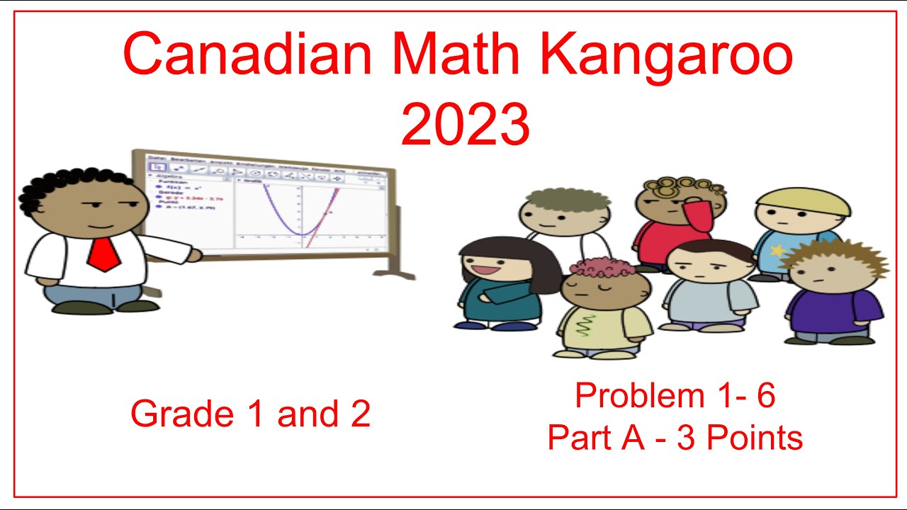 2023 Math Kangaroo Grade 1 and 2 Part A Problem 1 to 6