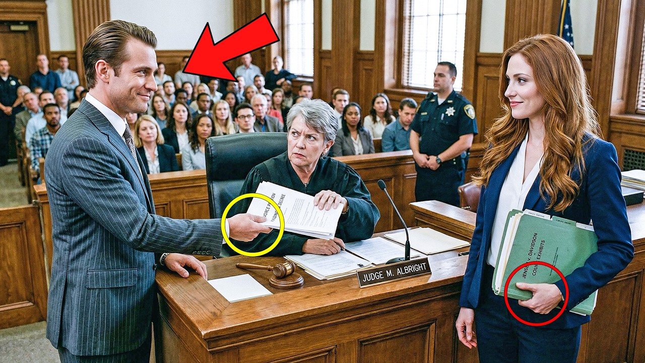 Her Husband Laughed While Filing Divorce — Until the Judge Announced Her Real Status