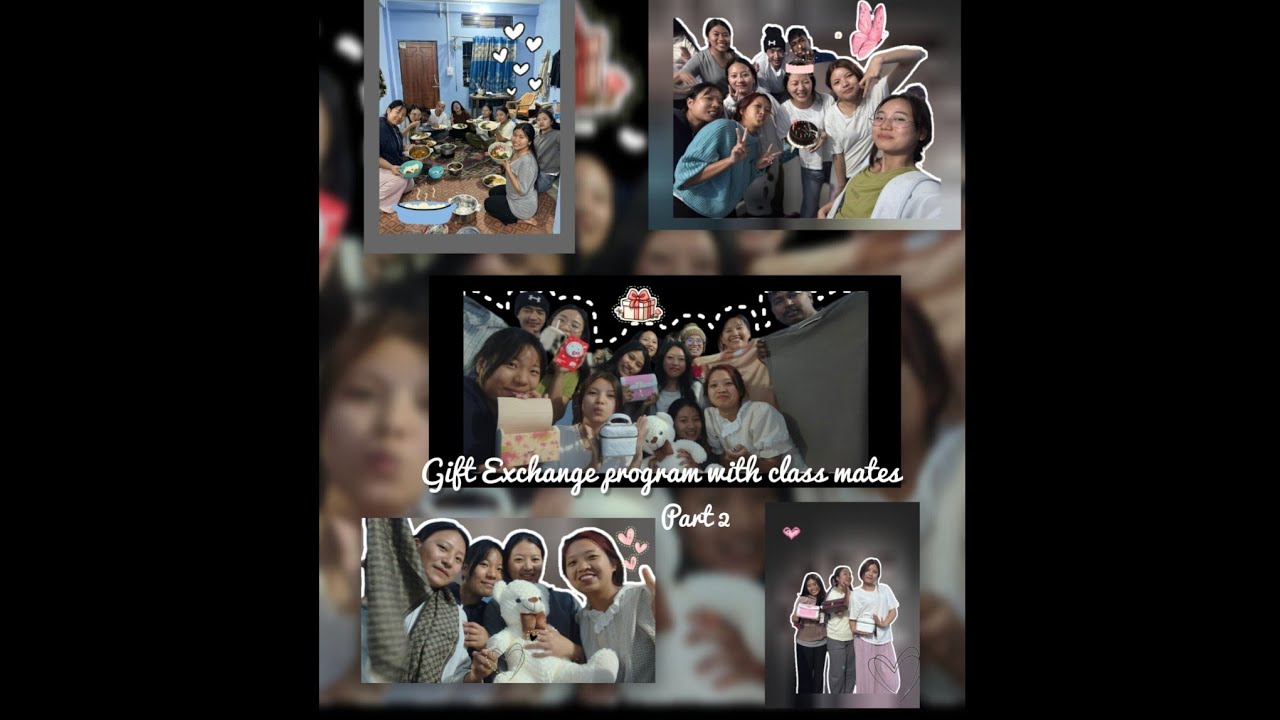 Gift Exchange (Secret Santa)with class mates Part 2🎁🎅