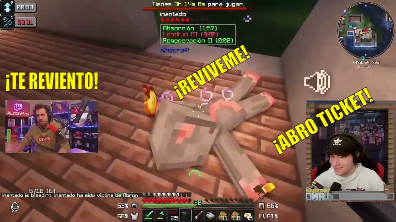 AURON REBORN e IMANTADO Comparten la misma neurona 🤣😂 / Tortillaland2