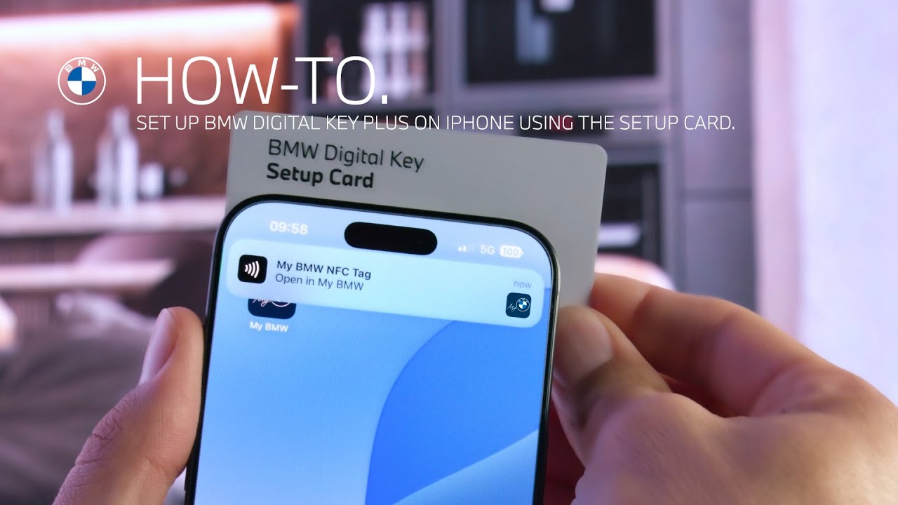 How To Set Up Digital Key Plus On iPhone Using the Setup Card | BMW How-To