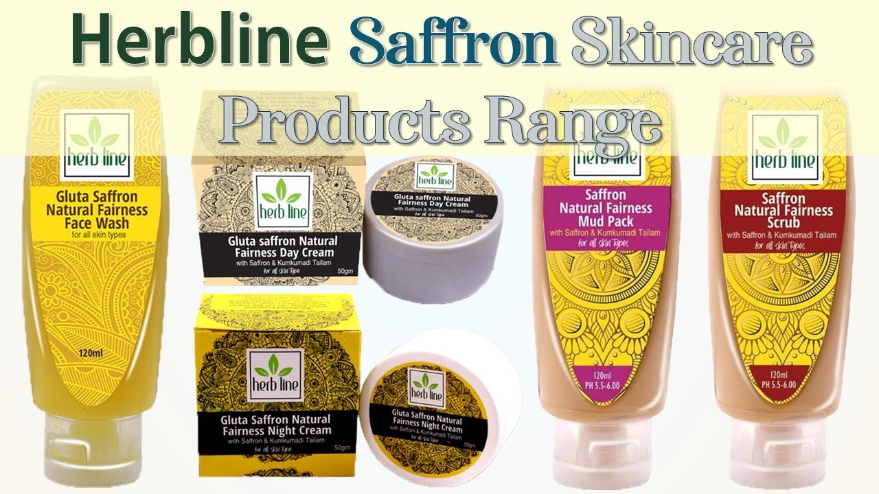 Herbline Saffron Skincare Products Range In Sri Lanka With Price 2021 | Glamler