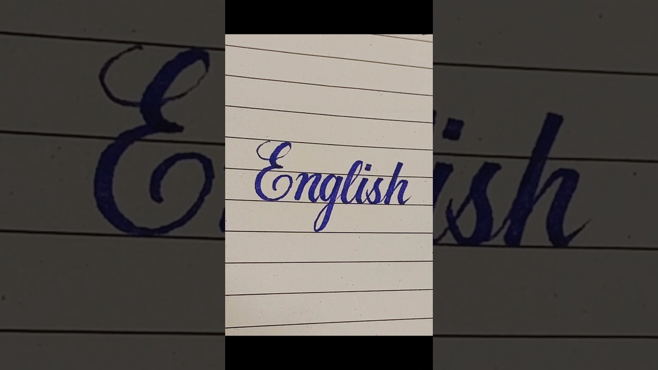 Stylish writing with cut marker #shorts #writing