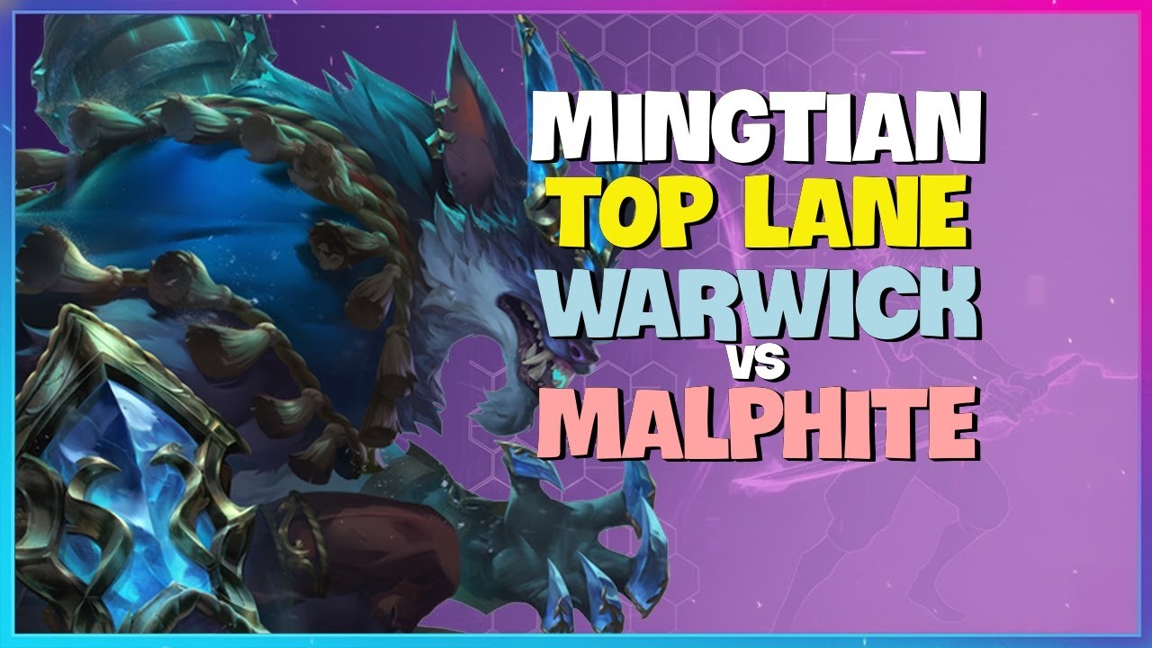 Rank 1 Warwick : This Dude is CRUSHING Malphite on the CN Super Server - Engsub