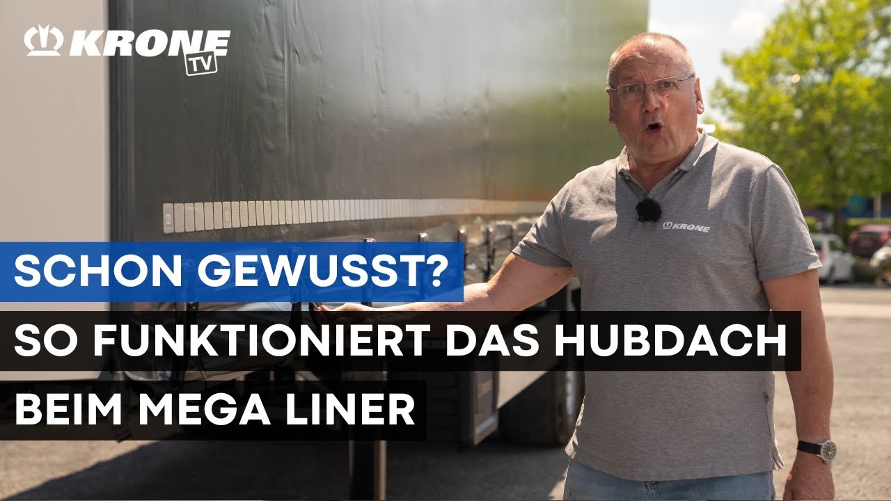 Schon gewusst? So funktioniert das Hubdach beim Mega Liner. | KRONE TV