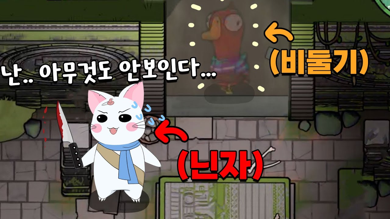 뻘하게 웃김 비둘기와 닌자의 눈치싸움 
