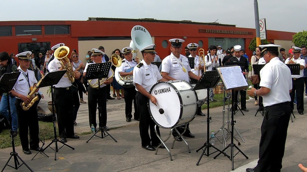 marinera norteña   banda de la marina del perù