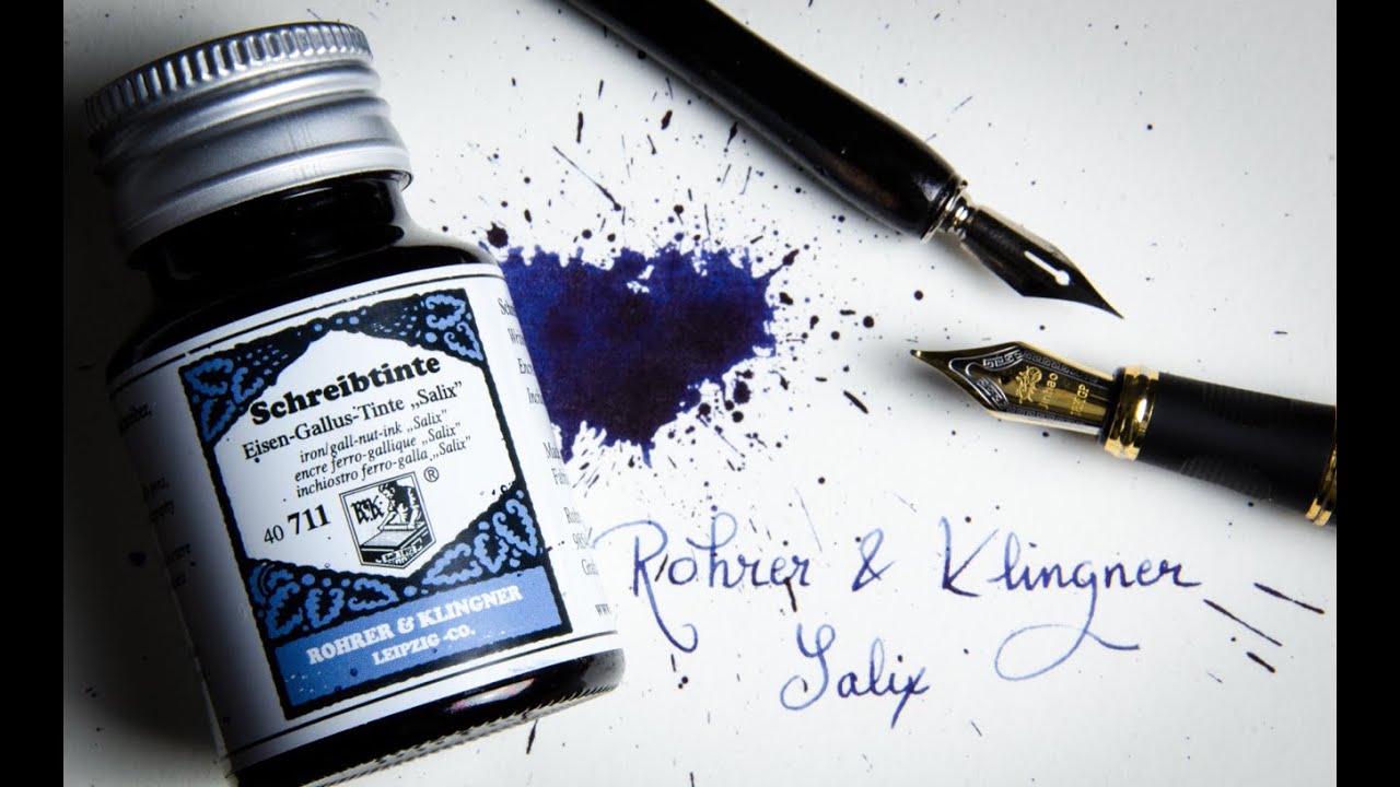 Essai d'encre #1 Rohrer & Klingner Salix