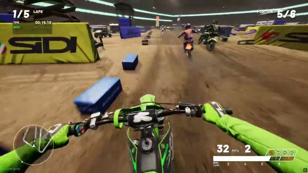 KX450F Takes On a 6‑Rider SX Battle!