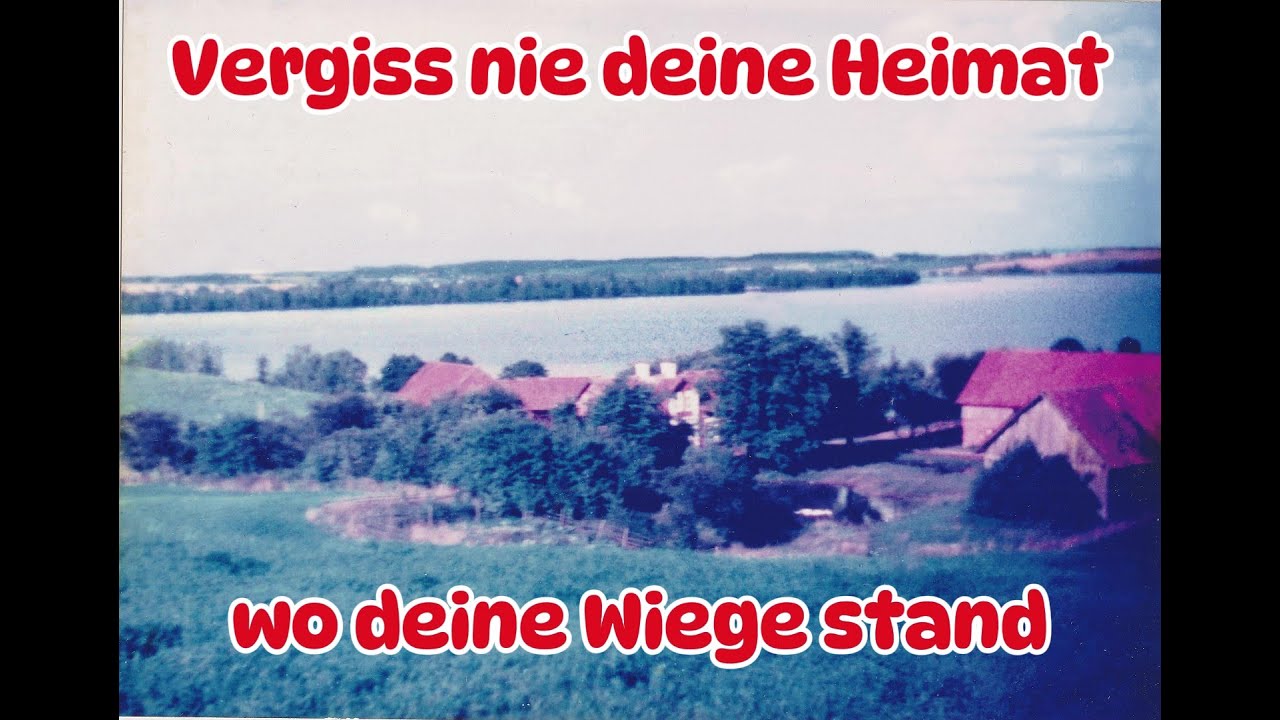 Vergiss nie deine Heimat wo deine Wiege Stand