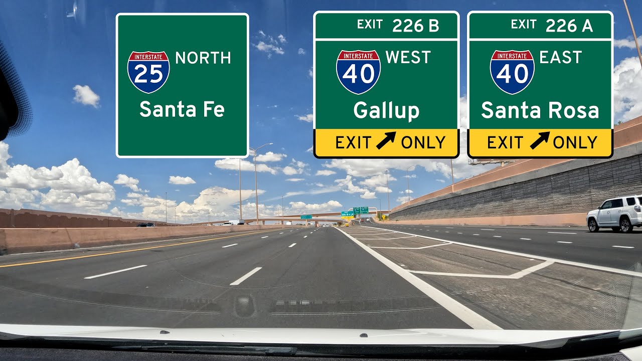 I-25 North through Albuquerque