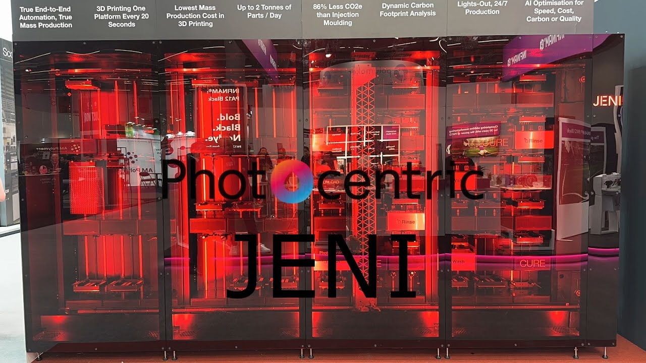 Photocentric JENI, Vollautomatischer 3D-Druck und Digitales Lager (Digitaler Zwilling)